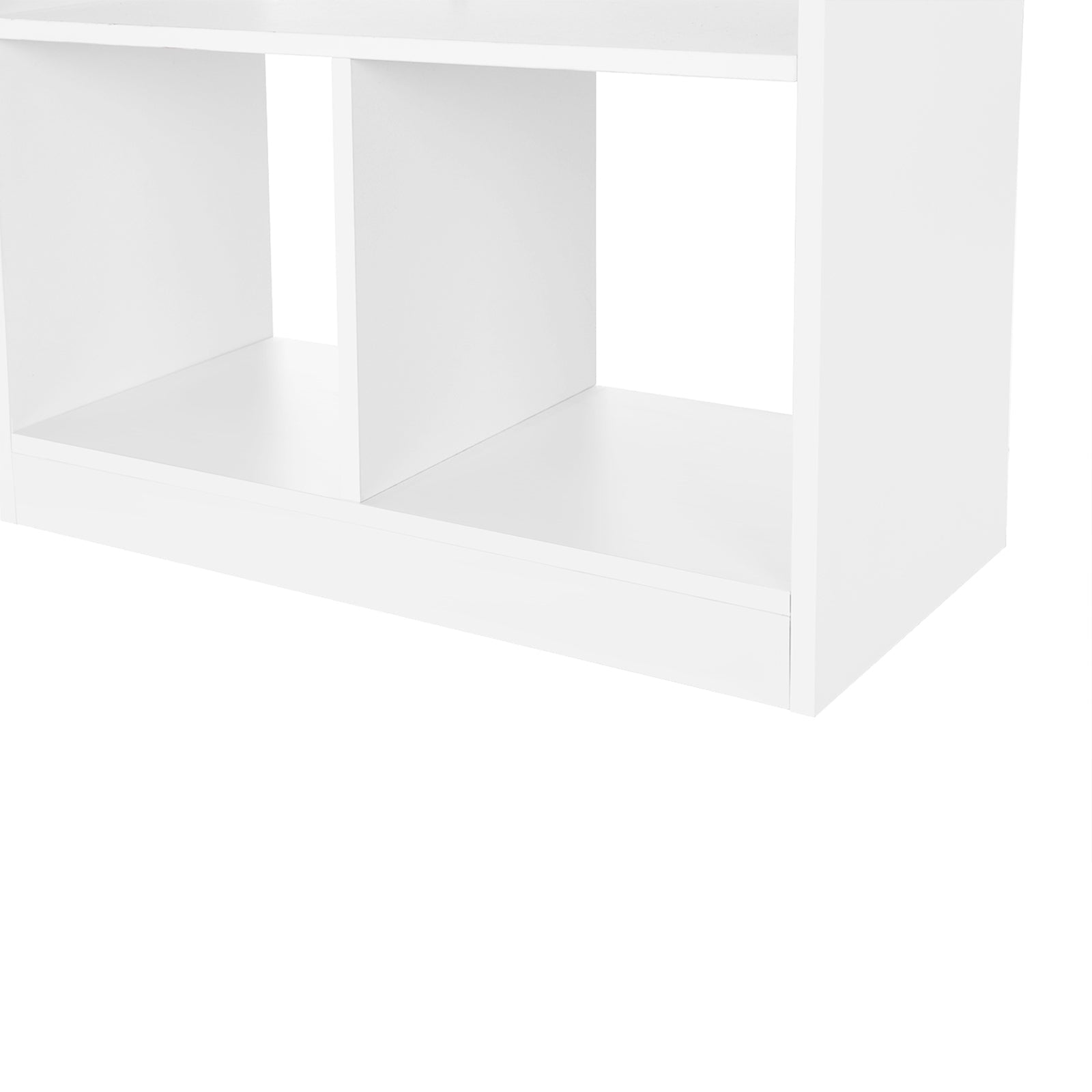 Bücherregal - Kubus Board - offene Fächer - Wohnzimmerschrank - Weiß