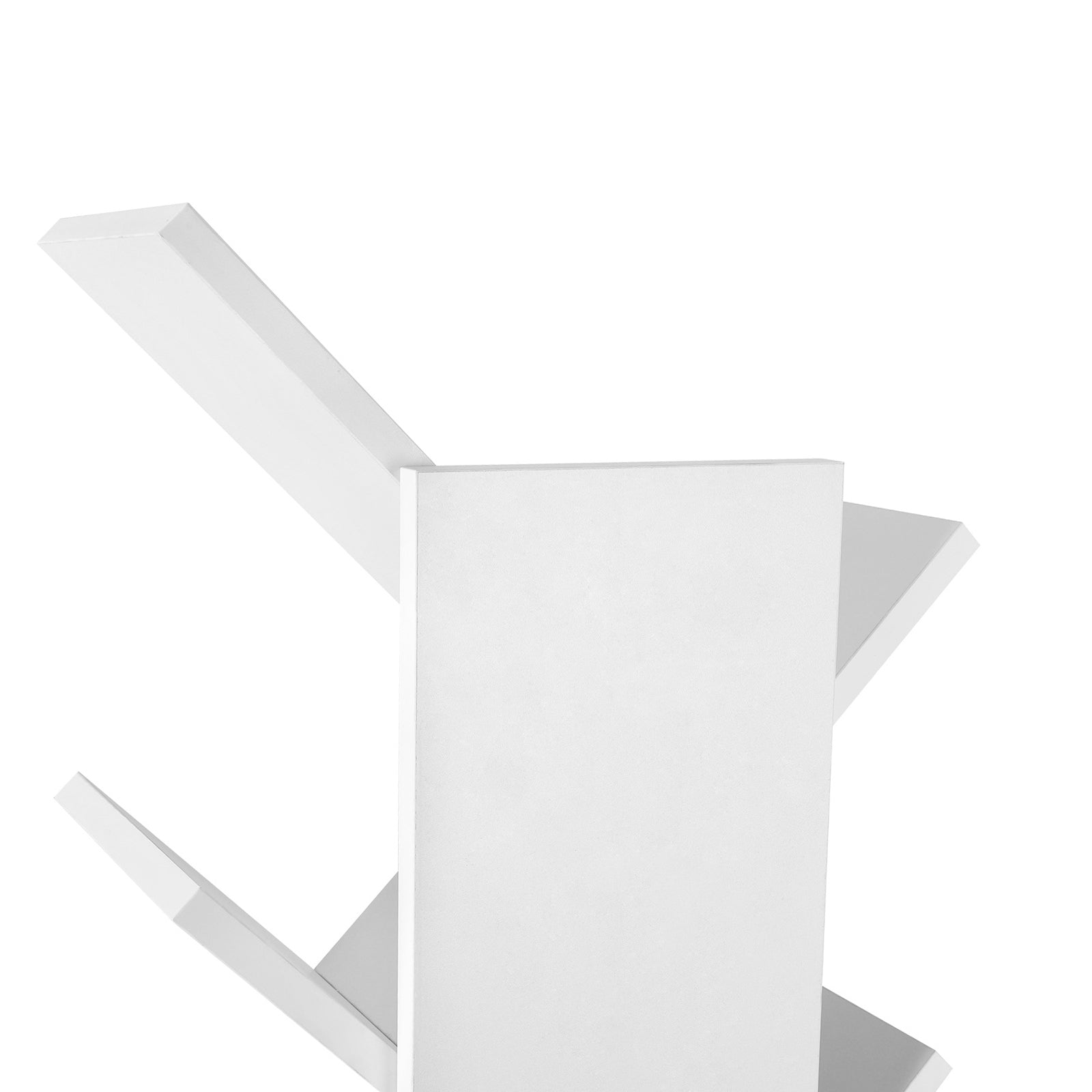 Bücherregal - Stehschrank - 8 Level - Weiß