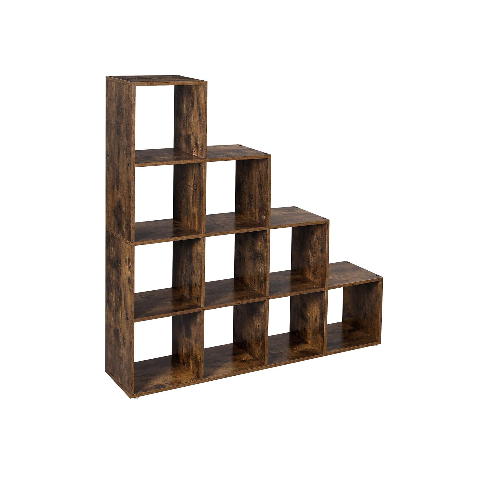 Bücherregal - 10 Würfelfächer - Stehschrank - Weiß