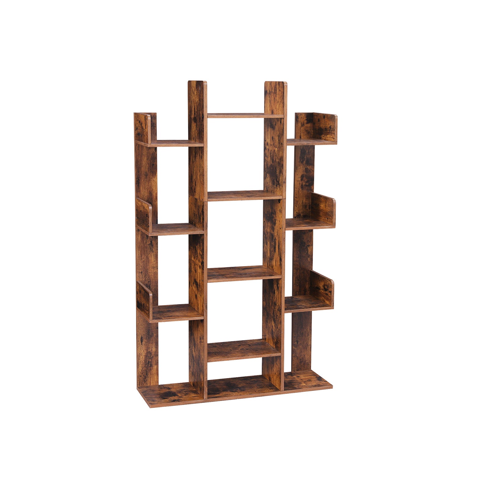 Bücherregal - Baum -Shaped -Bücherregal - Vintage Brown