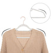 Samtkleiderbügel - Anti -Slip -Anhänger - Set von 50 - Weiß