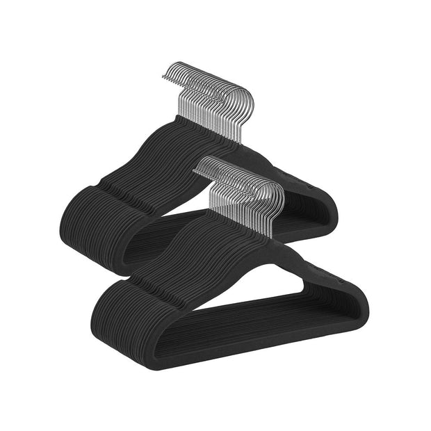 Kinderbekleidungsbügel - Velvet - Anti -Slip - Rosé Gold - 50 Set von 50