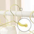 Bekleidungsbügel - Metallbügel - Chrom -frei - Edelstahl - Gold - 20 Stücke