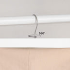 Hosenbügel - Set von 8 - mit Clips - Weiß