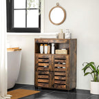 Lagerschrank - mit Lattentüren