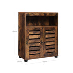 Lagerschrank - mit Lattentüren