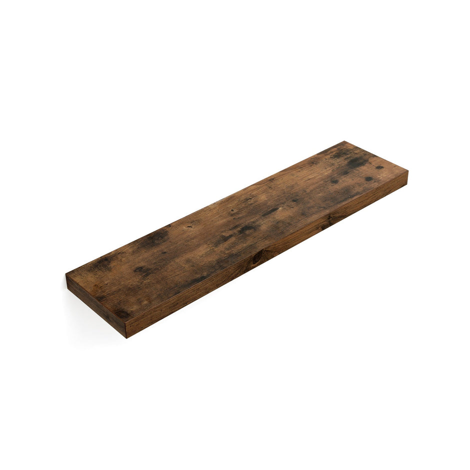 Wandregal - schwebend - 80 x 20 x 3,8 cm - Weiß