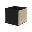 Speicherboxen - faltbar - 6 - braun/grau