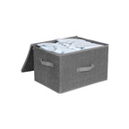 Aufbewahrungsboxen - Stoffboxen - 3 - mit Deckel und Griffen