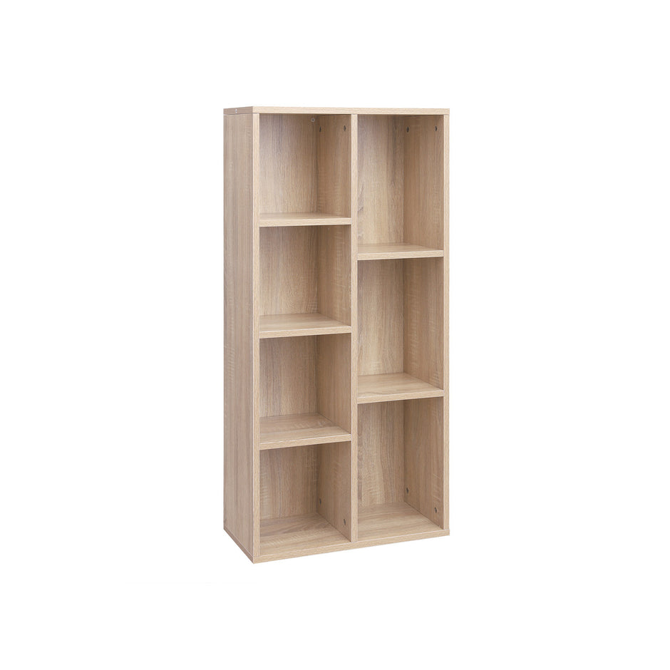 Bücherregal - einfach - mit 7 Fächern