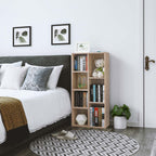 Bücherregal - einfach - mit 7 Fächern