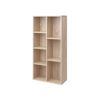 Bücherregal - einfach - mit 7 Fächern