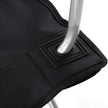 Campingstühle - Set von 2 Klappstühlen - Outdoor - mit Armlehne und Tassenhalter - Schwarz