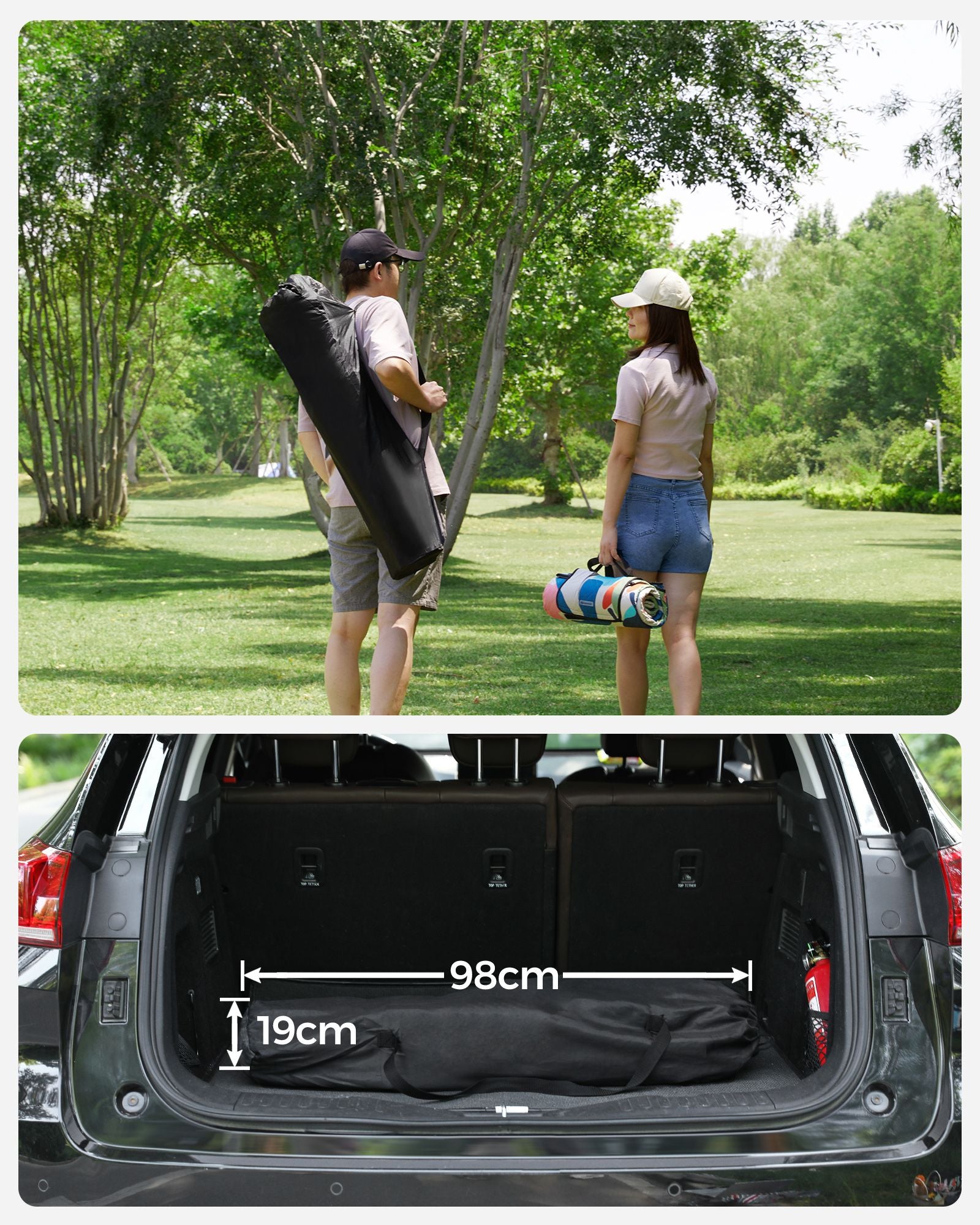 Campingstuhl - mit schaumstofffreiem Sitz