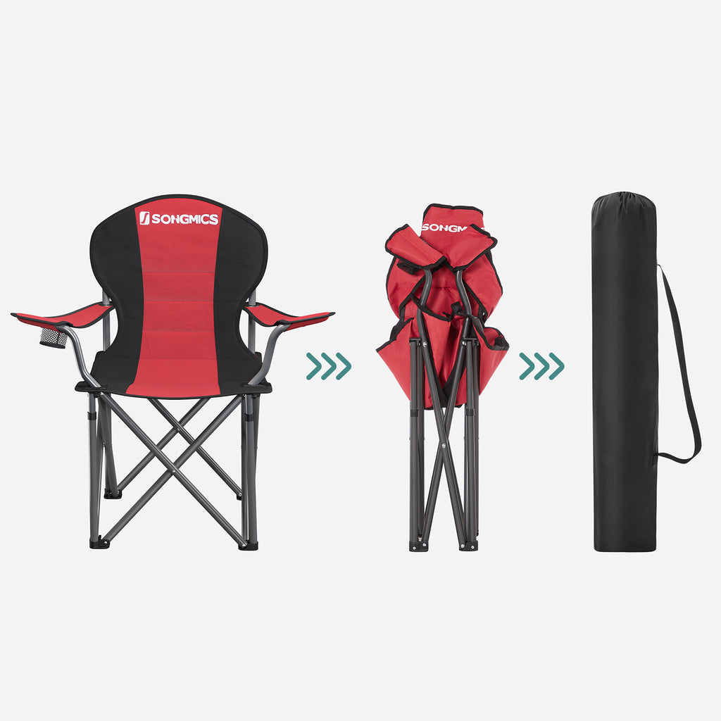 Campingstuhl - mit schaumstofffreiem Sitz