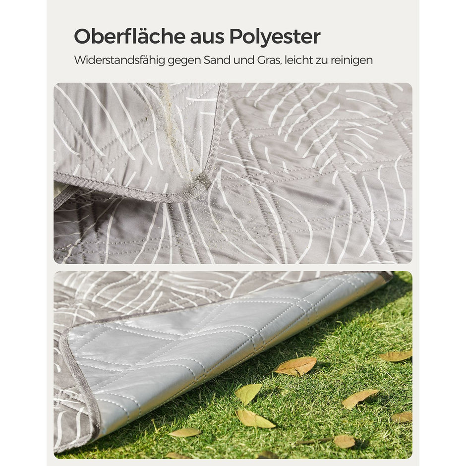 Picknickkleed - 300 x 200 cm - Waterdicht - Machinewasbaar - Khaki
