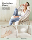 Hangstoel - Met Kussen - Katoen - Draagvermogen tot 120 kg - Beige