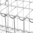 Schanskorf - Gabion Steenkorf - Draht hoch - 5 x 10 cm Maas - Silber