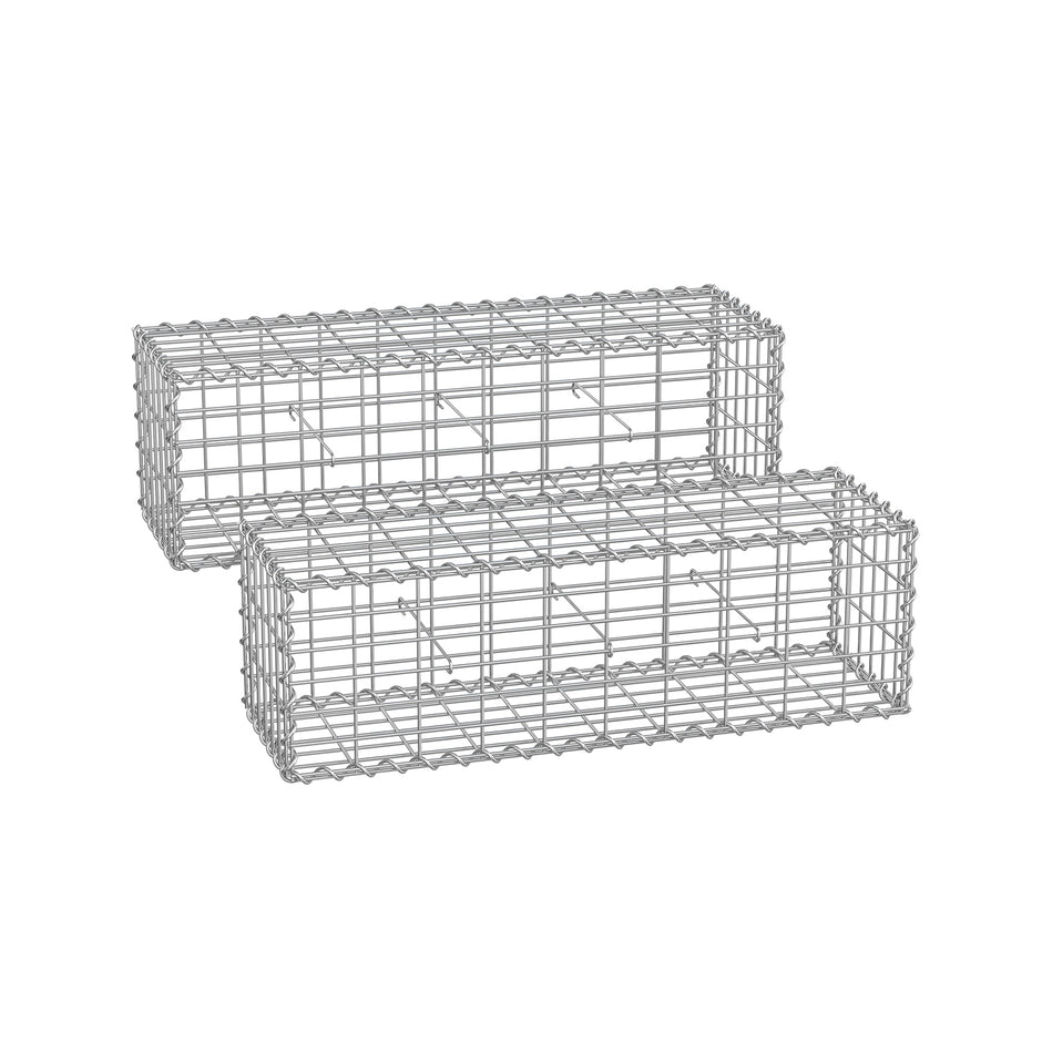 SCHANS -Körbe - 2 - für Steine - 5 x 10 cm Maschenbreite
