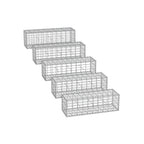 Schans Körbe - Set von 5 - 5 x 10 cm Maaswoodte - Silber