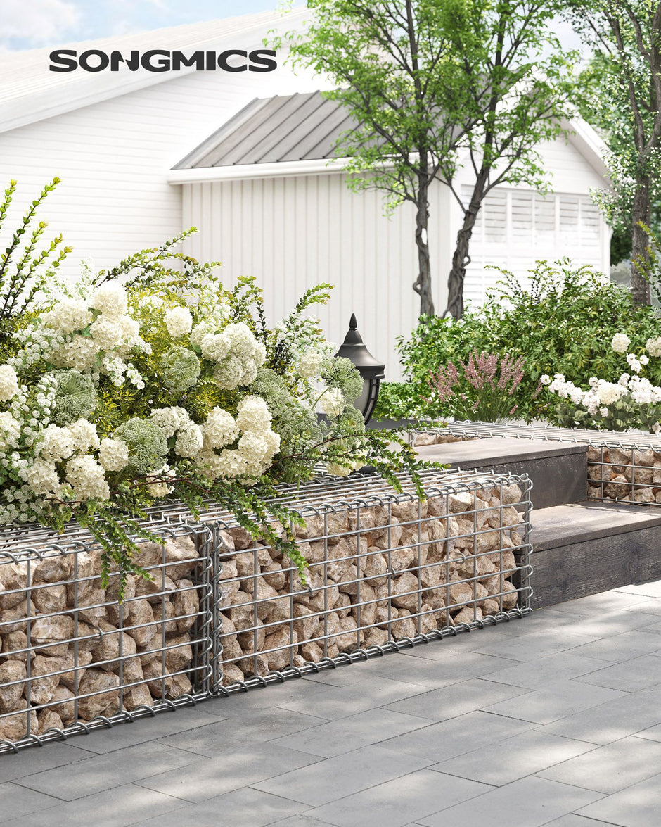 Schans Körbe - Set von 5 - 5 x 10 cm Maaswoodte - Silber