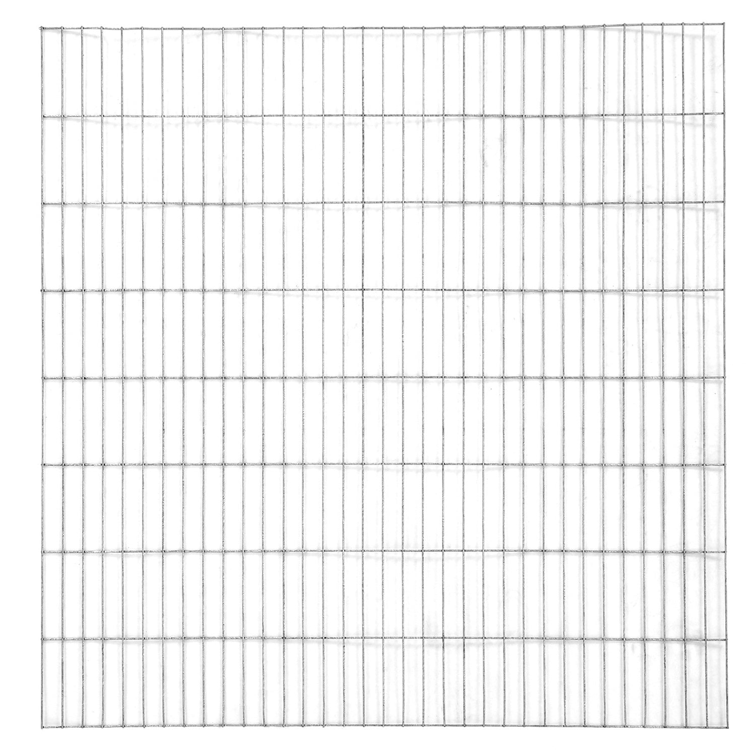 Schanskorf - runder dekorativer Korb - Metallsteinkorb - Edelstahl - 90 x 80 cm