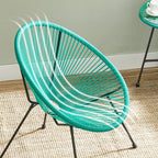 Lounge Set - Balkonmöbel - Gartenmöbelset - 3 - Blau