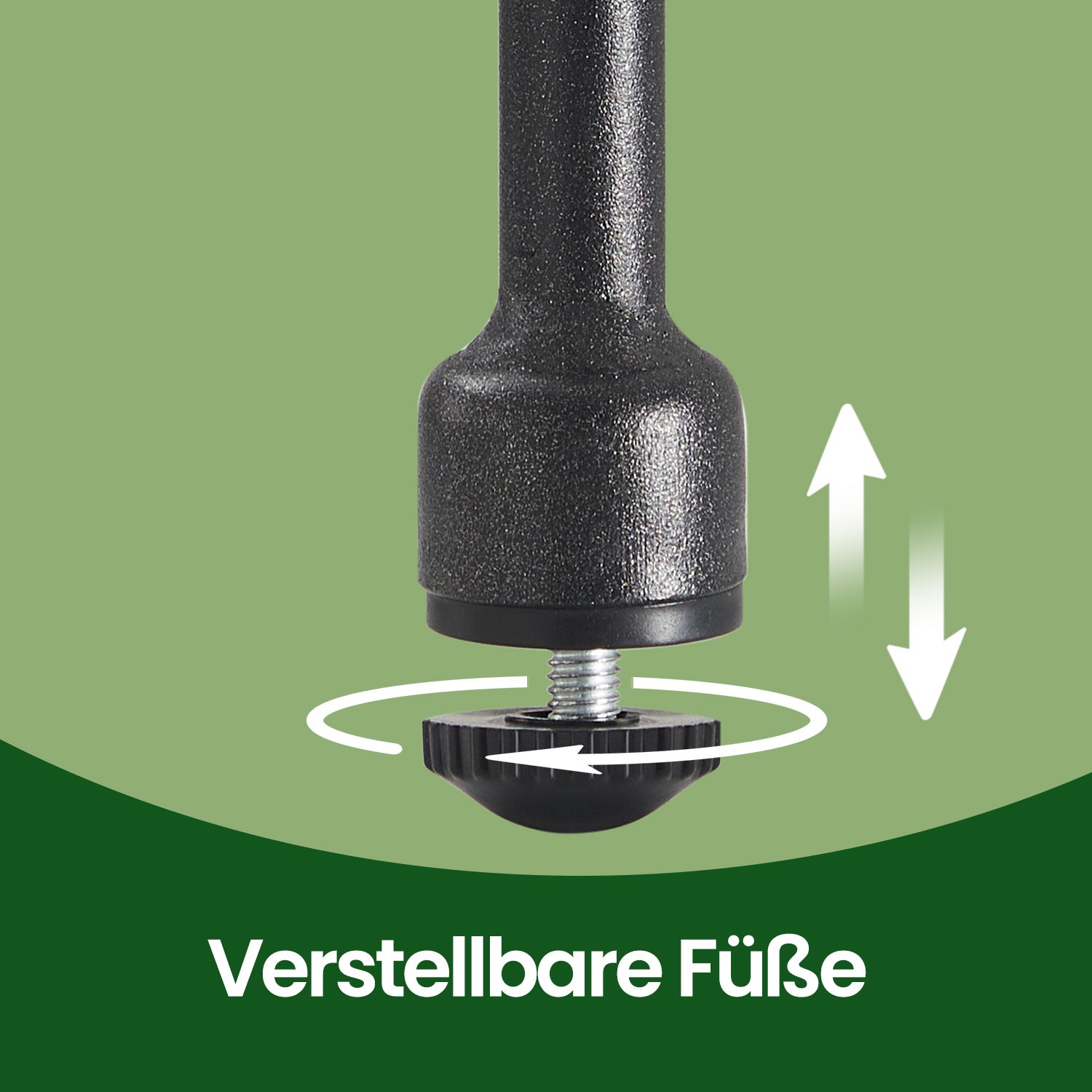 Balkonmöbel Set von 3 - Gartenset mit 2 Stühlen und Tisch