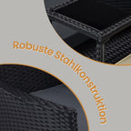 Balkonmöbel Set - Van Pe Polyrotan, mit Tisch