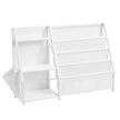 Kinderrek - Montessori Speelgoed- en Boekenrek - Wit - 108,5 x 30 x 75 cm