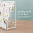 Kinderrek - Montessori Speelgoed- en Boekenrek - Wit - 108,5 x 30 x 75 cm