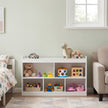Kinderrek - Montessori Speelgoed- en Boekenrek - Wit - 30 x 112,2 x 65 cm