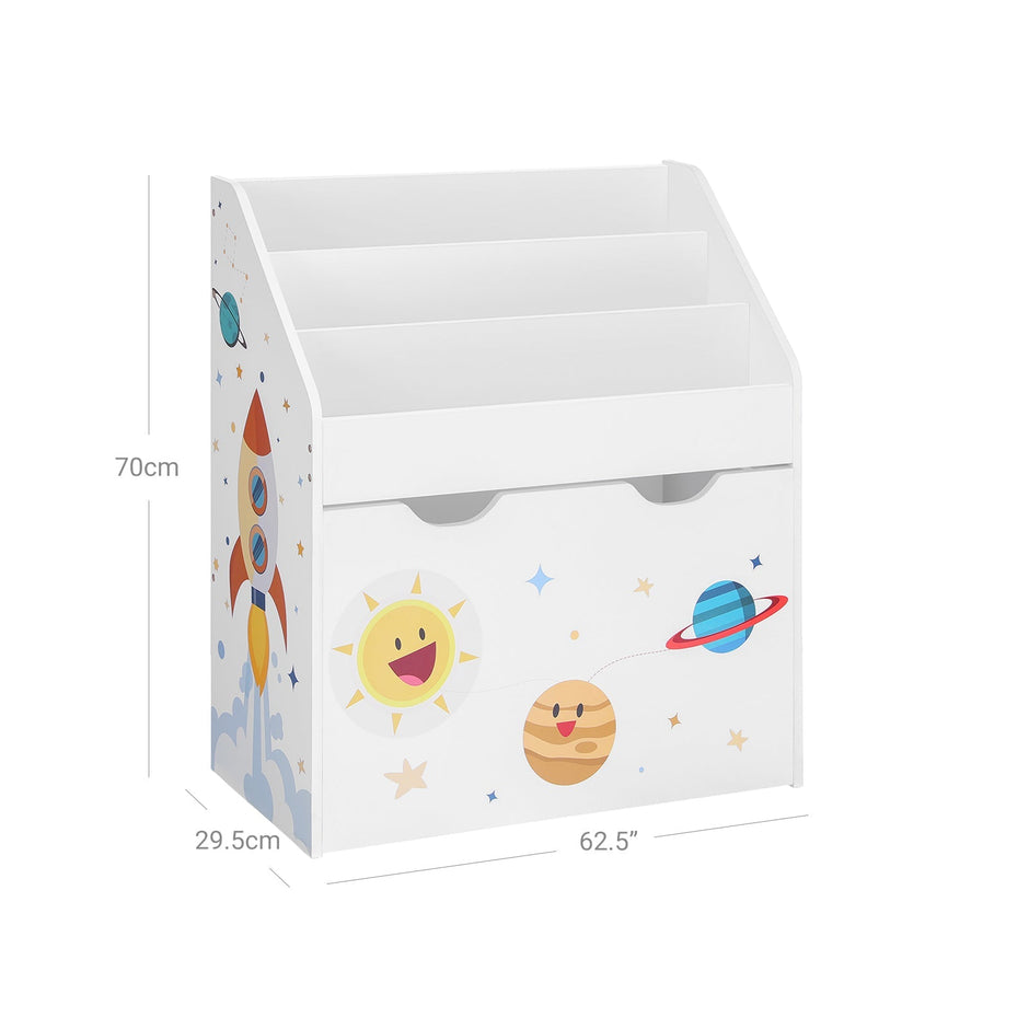 Lagerregal - Kinderschrank - farbenfroh - für Spielzeug und Kleidung