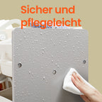 Bücherregal mit 9 Stoffaufbewahrungsboxen - Organizer Board mit Kursen