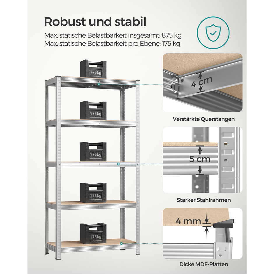 Set von 2 Storage Boards - Silber