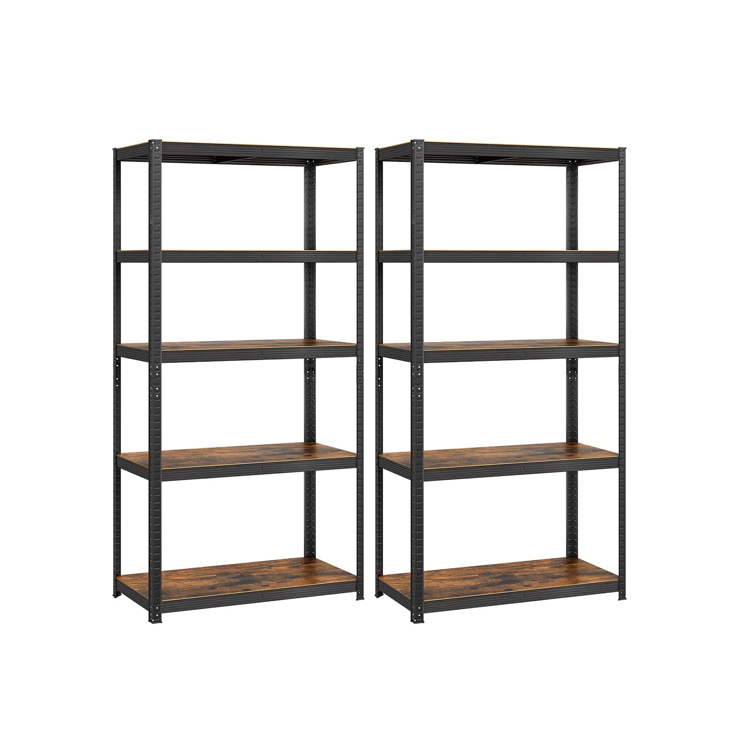 Racking Cabinets - Kellerschüsse - mit 5 Stufen - von 200 cm hoch - schwarz