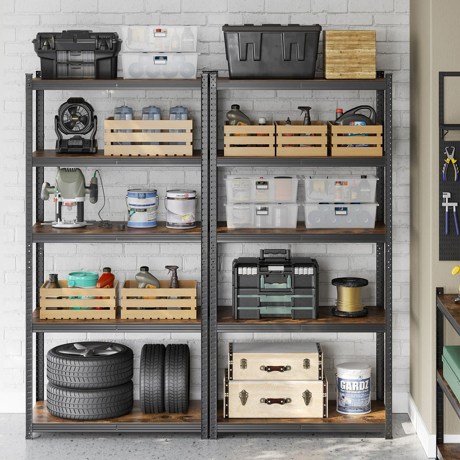 Racking Cabinets - Kellerschüsse - mit 5 Stufen - von 200 cm hoch - schwarz