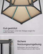 Corner Board - Kurskapazität von bis zu 875 kg - Tinte -Black & Natural Beige