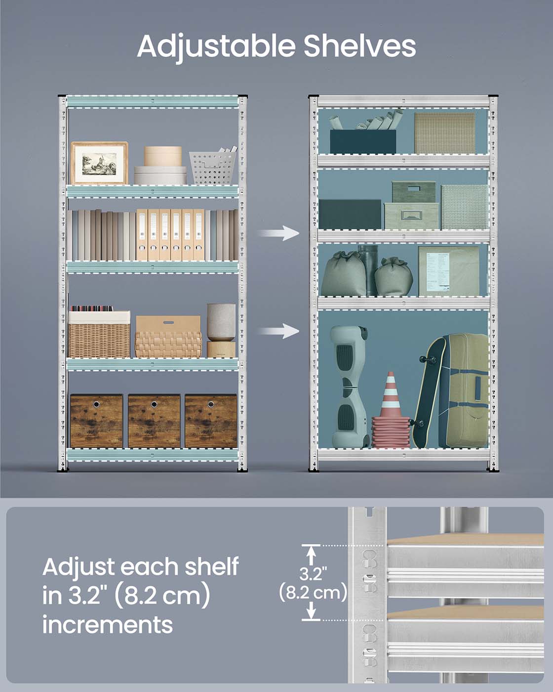 Stelling - robust - verstellbare Regale