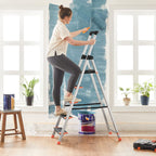Treppenlade - faltbar - 5 Schritte - Aluminium - bis zu 150 kg