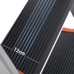 Leiter - Faltleiter - 3 Stufen - Aluminium - Anti -Slip - steuerpflichtig bis zu 150 kg - Orange / Silber