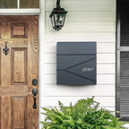 Mailbox - abschließbar - modernes Design - Anthrazit