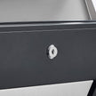 Mailbox - Wandbus - mit Fenster - Edelstahl - Silber / Anthrazit