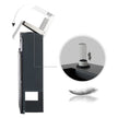 Mailbox - Wandbus - mit Fenster - Edelstahl - Silber / Anthrazit