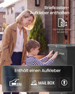Pakketbrievenbus – 90 L – Staal – Waterdicht – Voor Buiten – Zwart