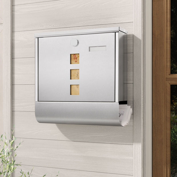 Briefkasten - mit Silberkupferschlitz Zylinder