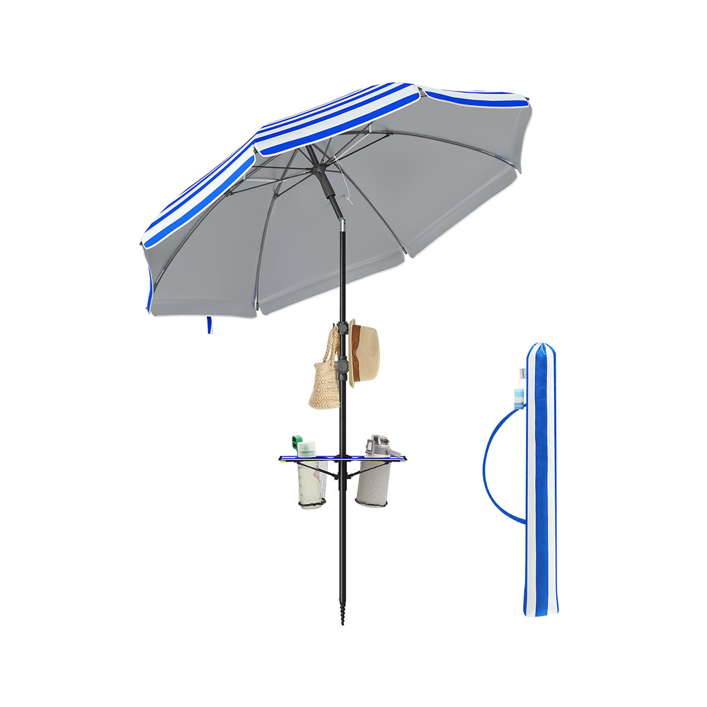 Parasol upf 50+ - 30 ° Kipper - ohne Standard