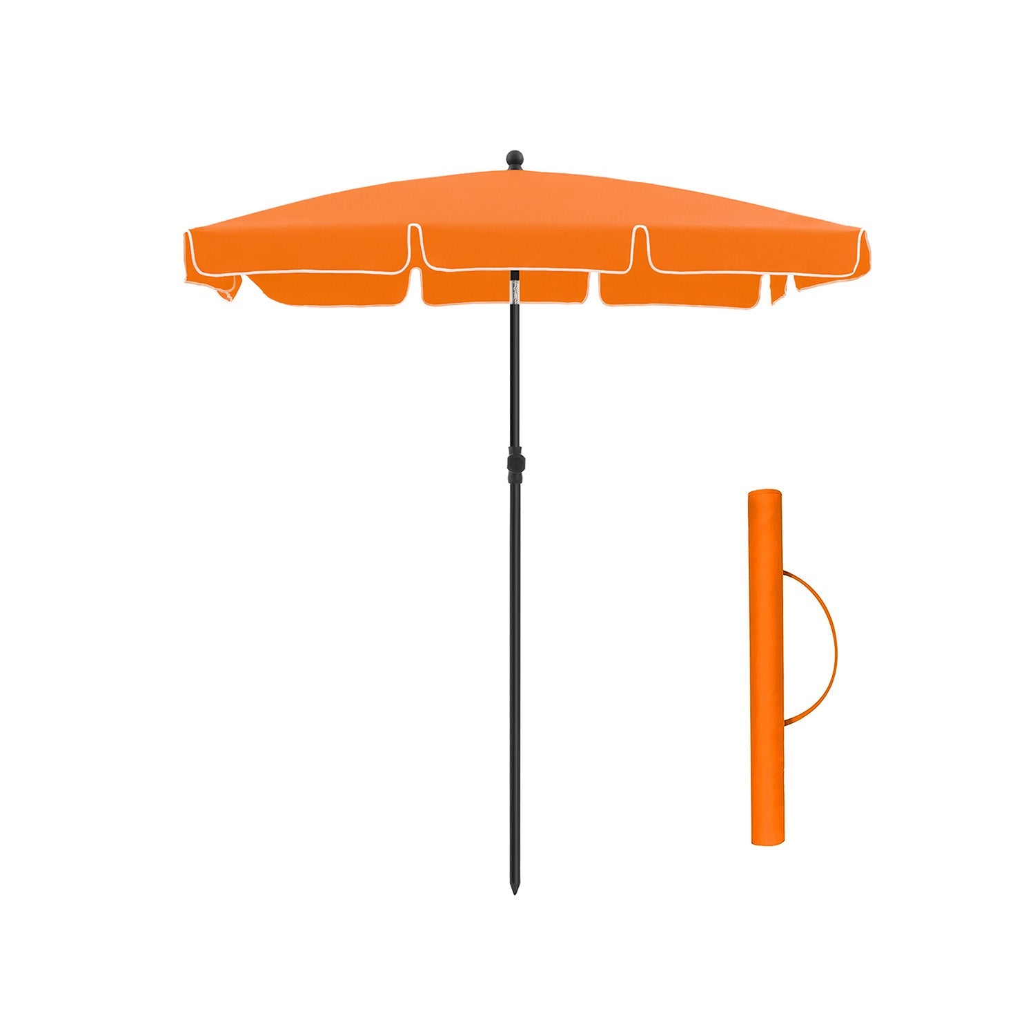 Parasol 200 x 125 cm faltbar und in der Höhe einstellbar