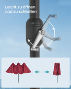 Doppel-Parasol-460 x 270 cm-Pendel- und UV-Schutz