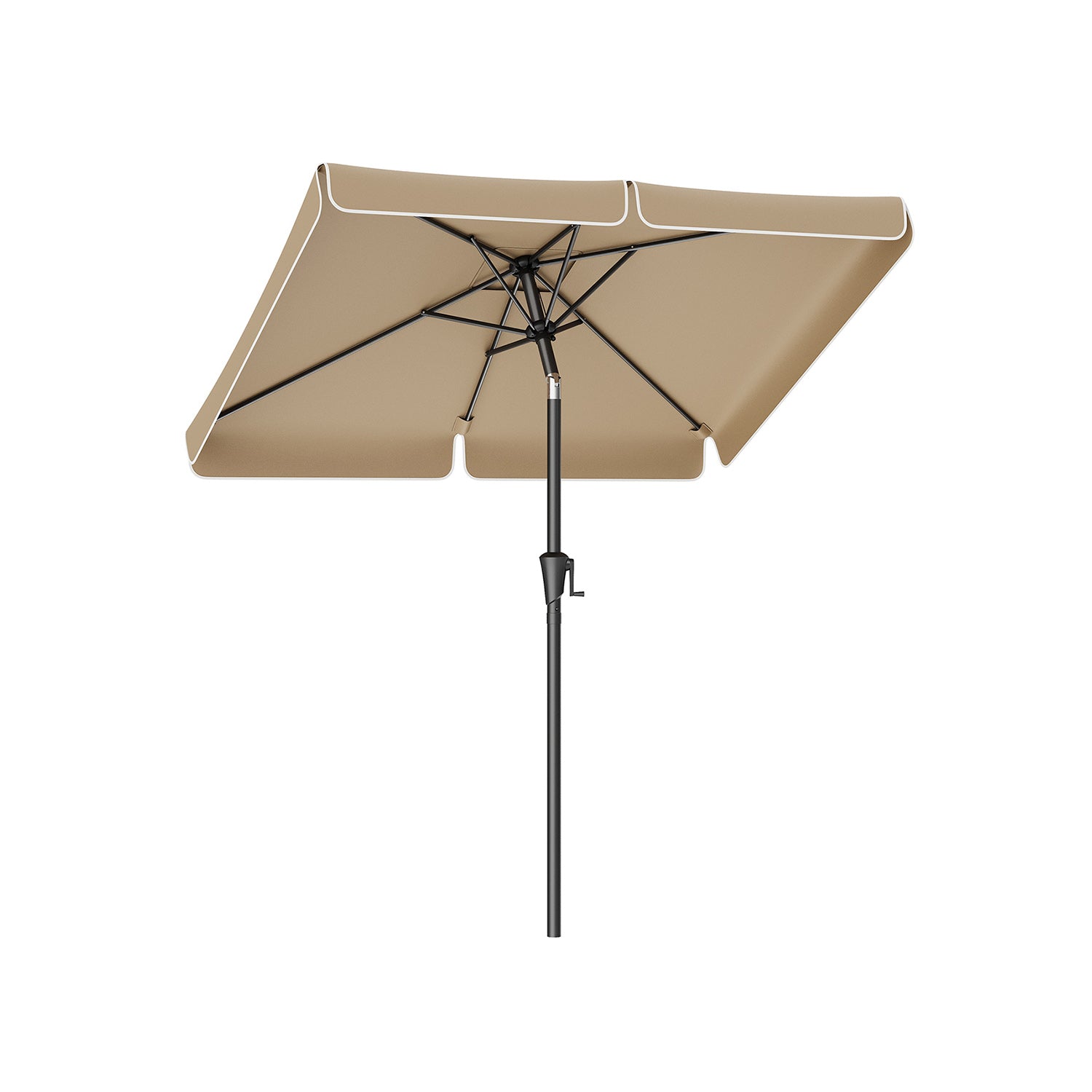 Balkon Parasol - Rechteck - 200 x 150 cm - Taupe